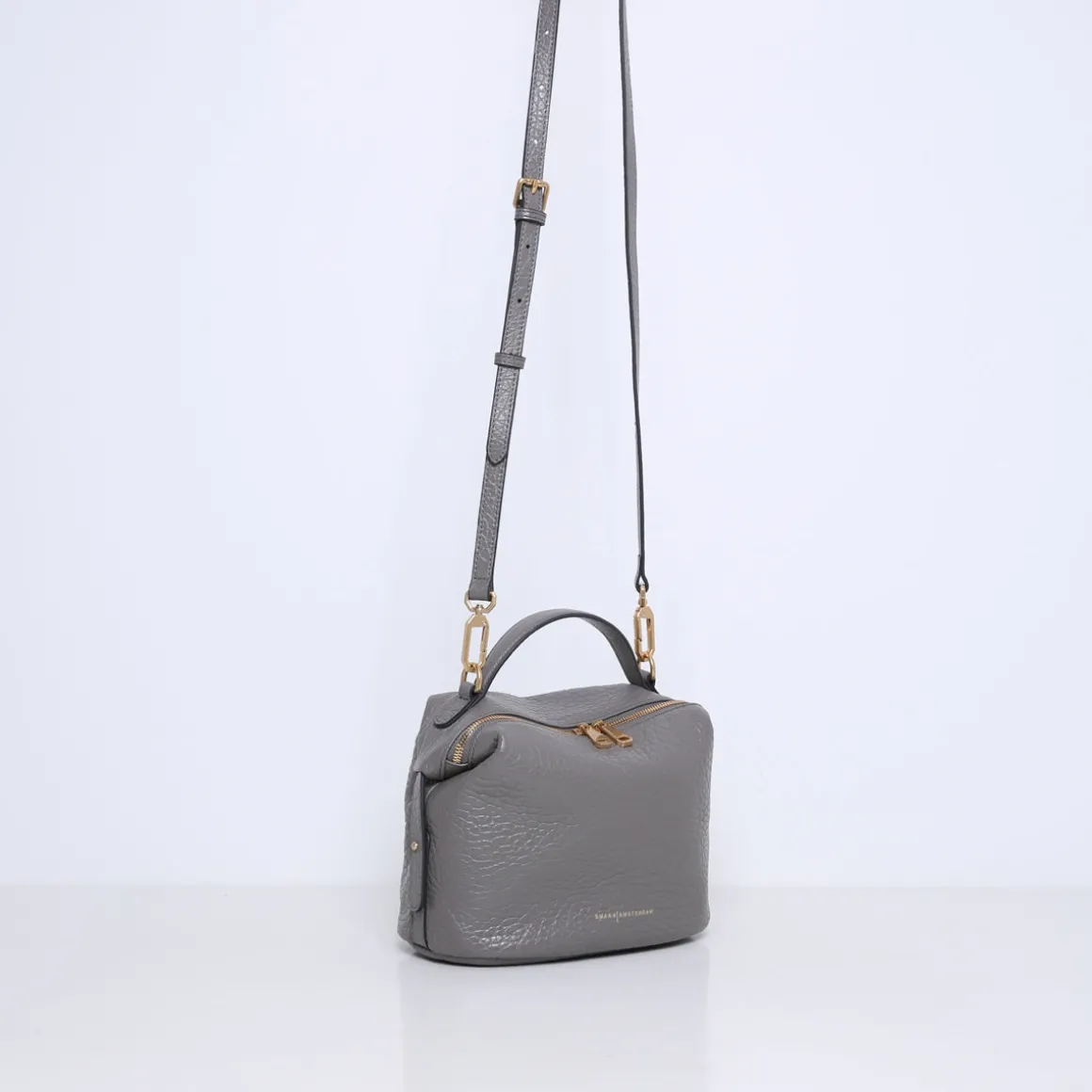 Smaak Amsterdam Crossbody Tassen-ABBY PRINTED | SLATE GREY Slategrey