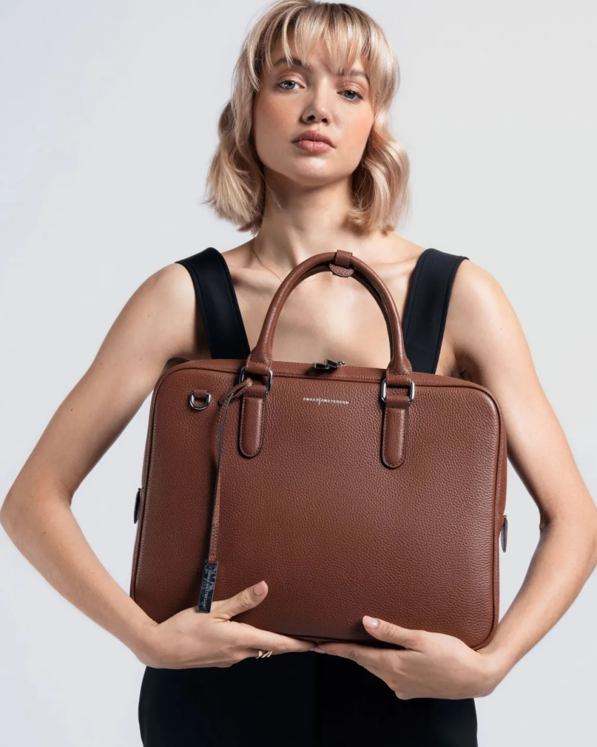 Smaak Amsterdam Handtassen | Laptoptassen-ADAM (online exclusive) | Camel