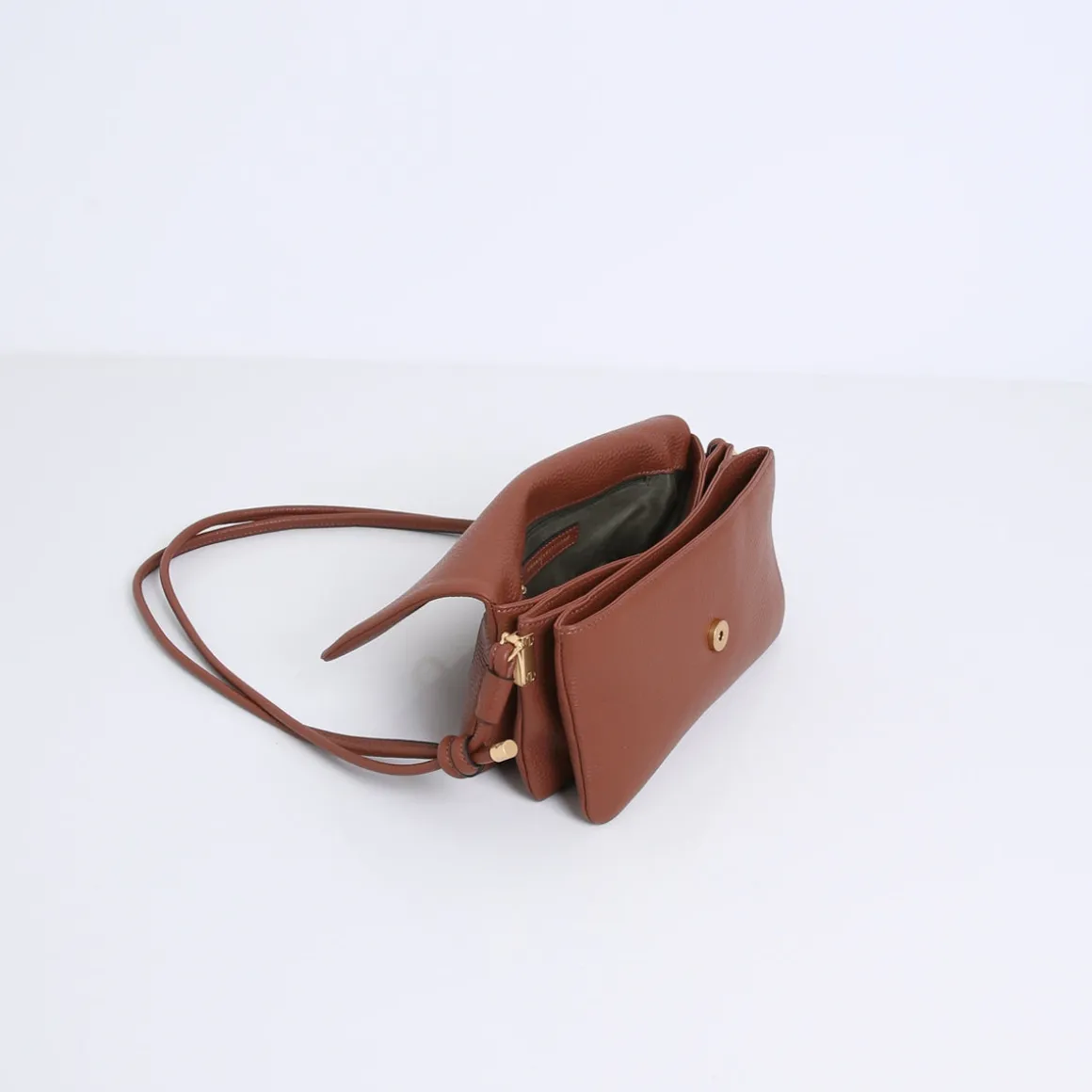 Smaak Amsterdam Schoudertassen-BANGLE | Camel