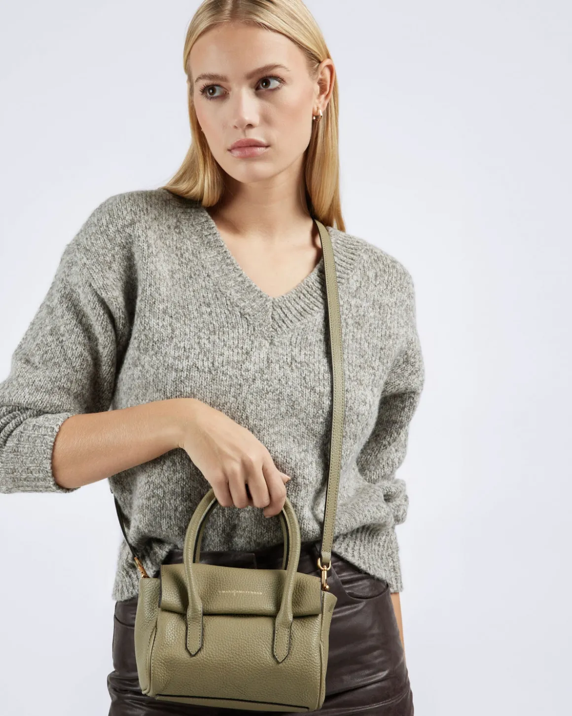 Smaak Amsterdam Handtassen | Crossbody Tassen-BARBRA | Sage