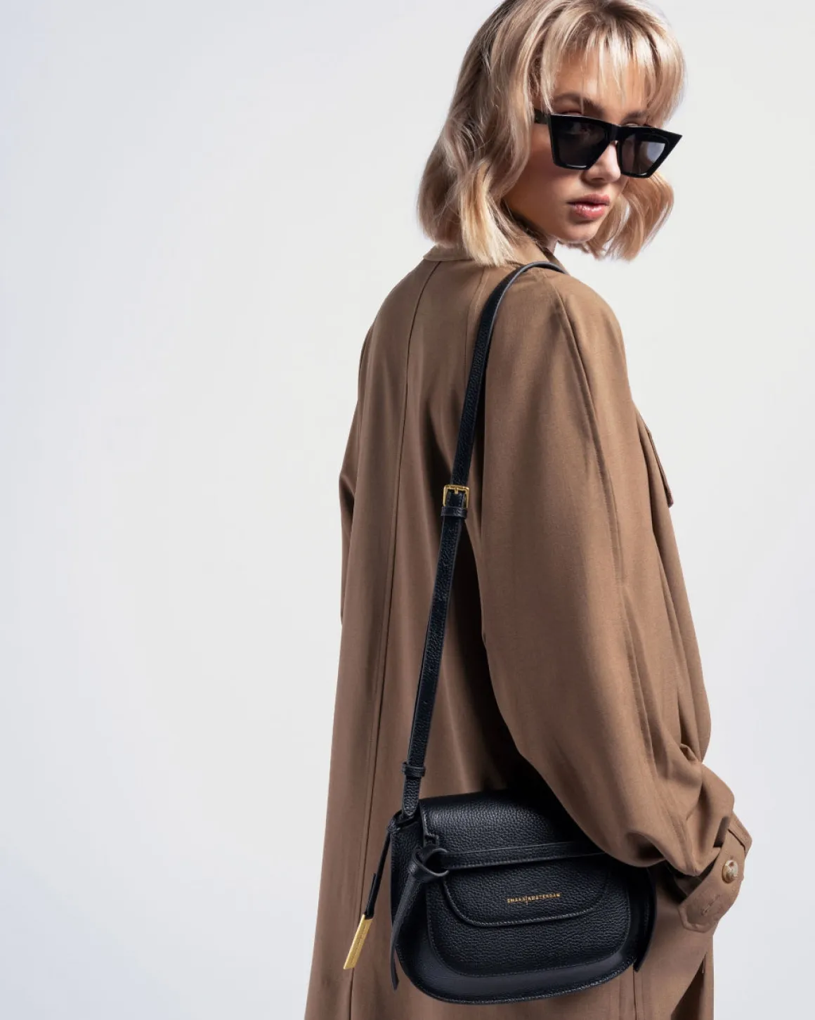 Smaak Amsterdam Crossbody Tassen-CLINT | Black