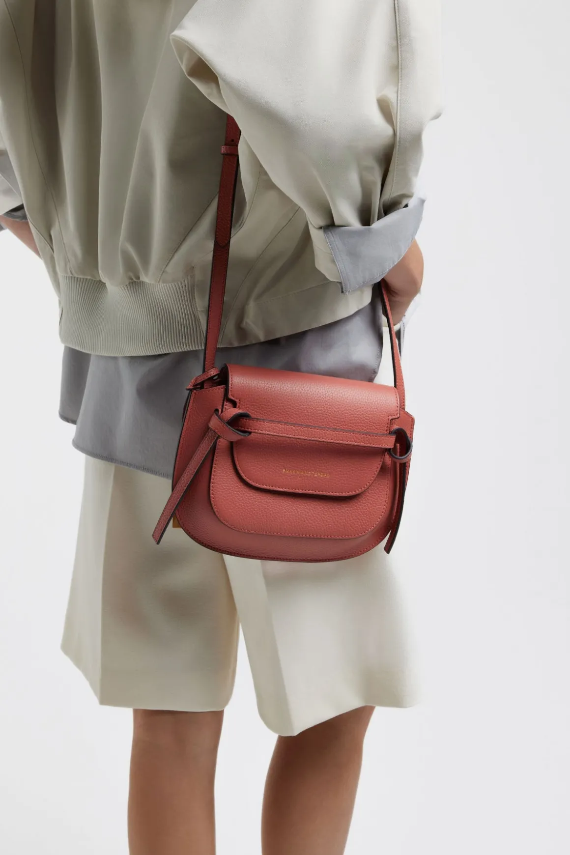 Smaak Amsterdam Crossbody Tassen-CLINT | Brick
