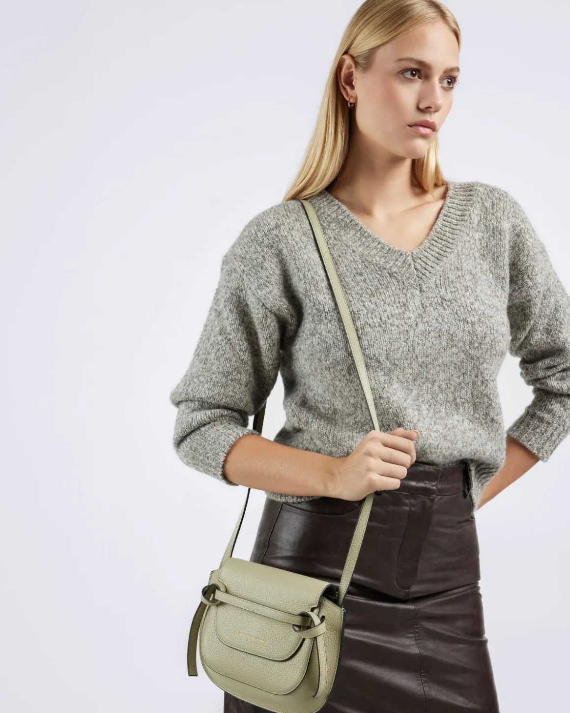Smaak Amsterdam Crossbody Tassen-CLINT | Olive