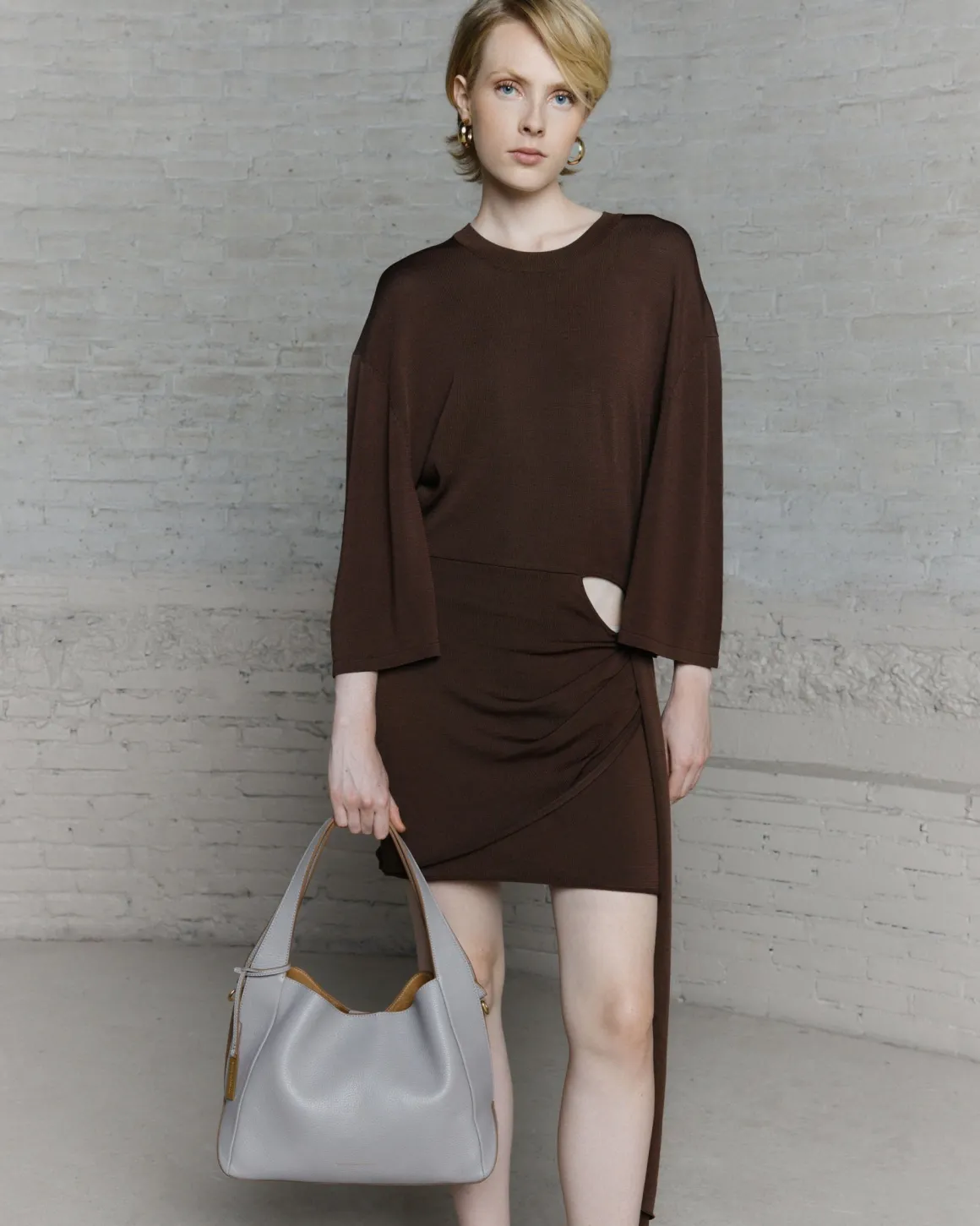Smaak Amsterdam Handtassen | Crossbody Tassen-ELLES | Taupe