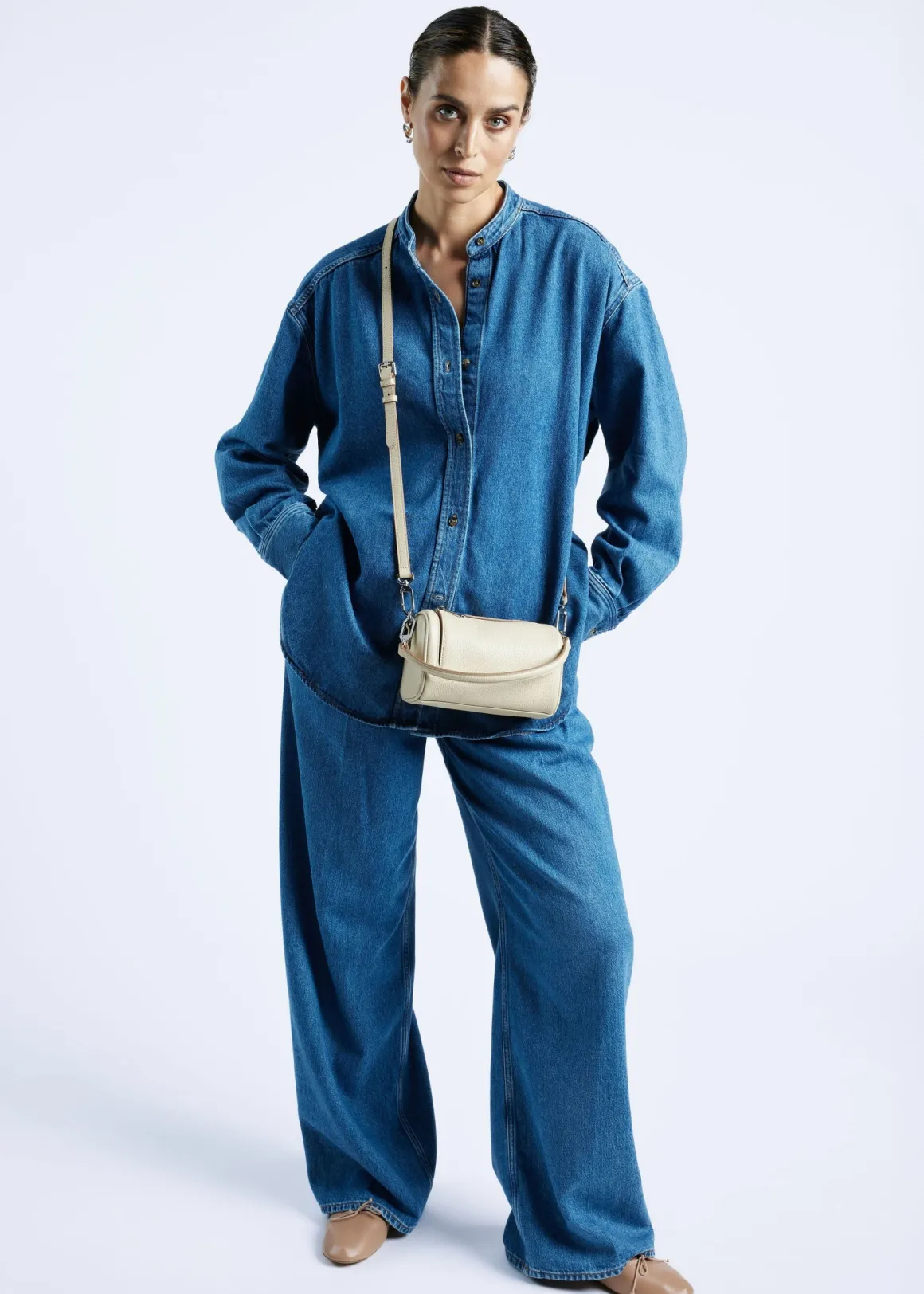 Smaak Amsterdam Handtassen | Crossbody Tassen-FIGU | Limestone