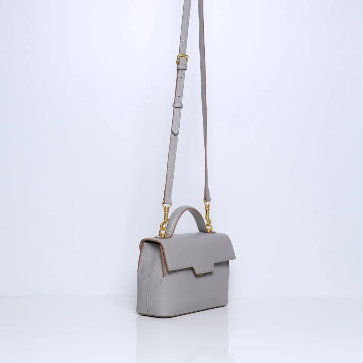 Smaak Amsterdam Crossbody Tassen-FLORA | Taupe