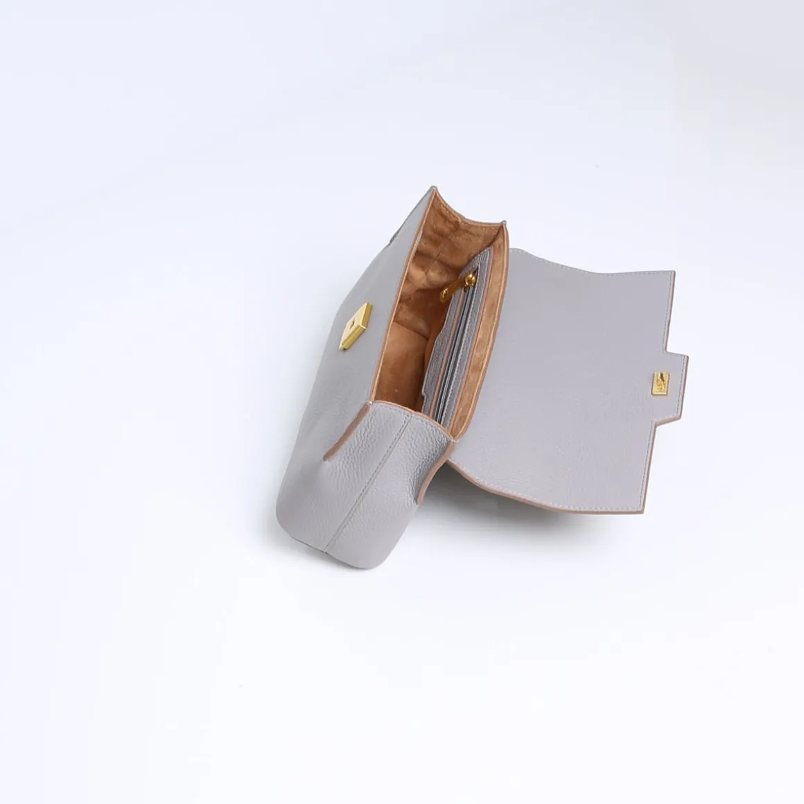 Smaak Amsterdam Crossbody Tassen-FLORA | Taupe