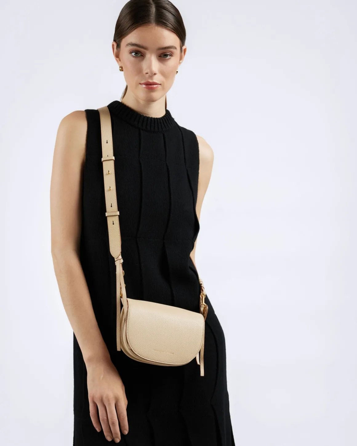 Smaak Amsterdam Crossbody Tassen-FRANKLIN | Limestone