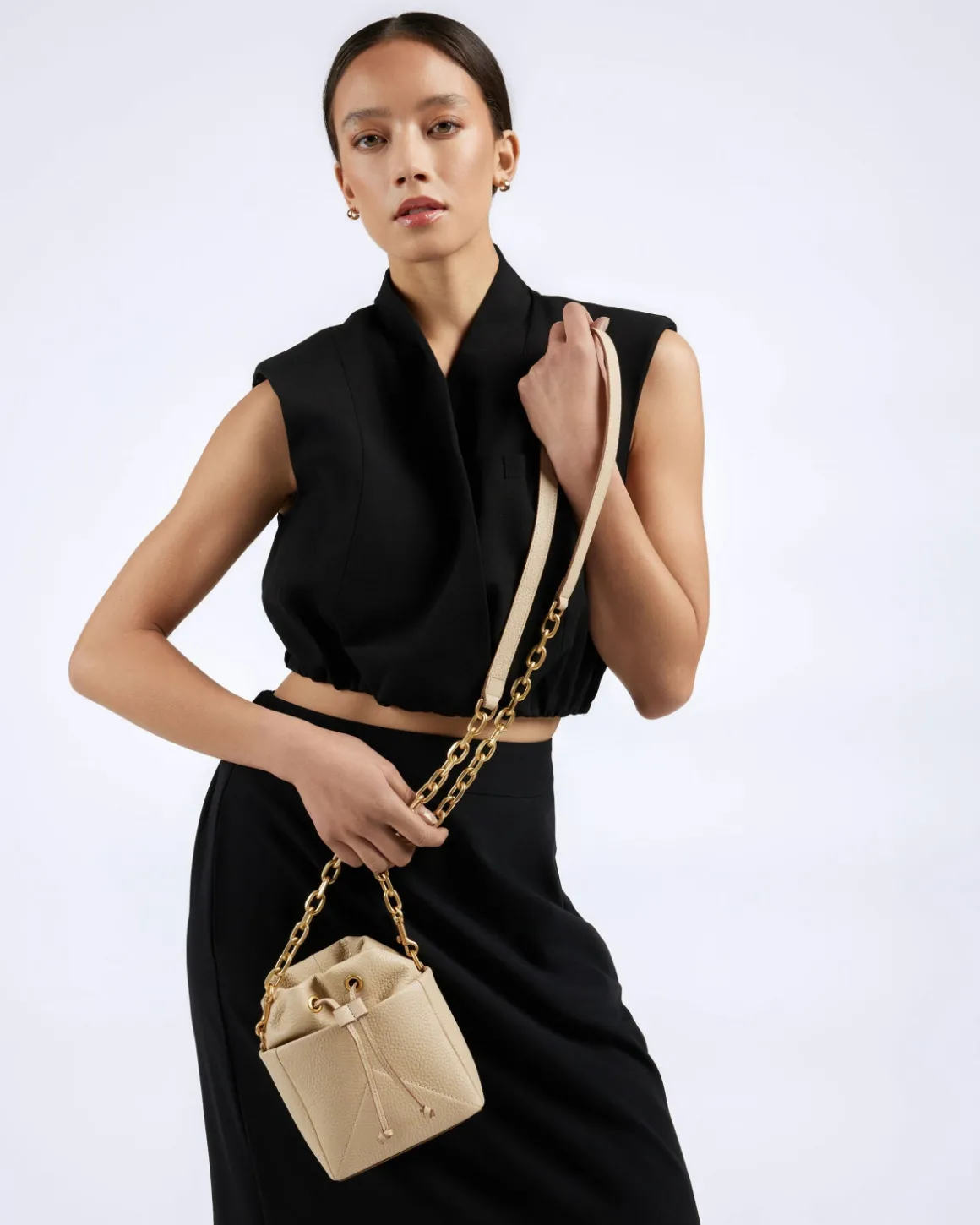 Smaak Amsterdam Crossbody Tassen-GINA (online exclusive) | Limestone