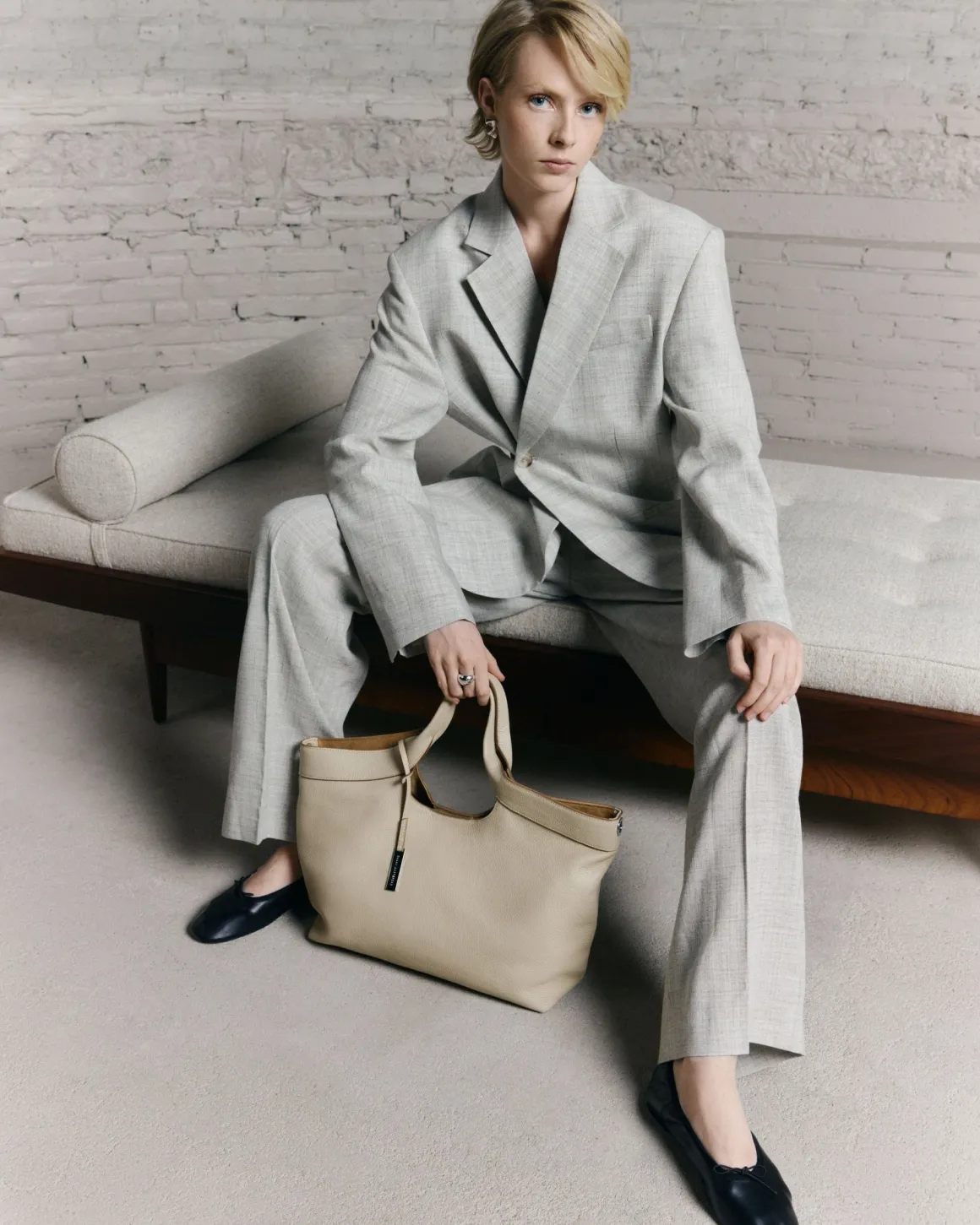 Smaak Amsterdam Handtassen | Crossbody Tassen-GRETE | Limestone