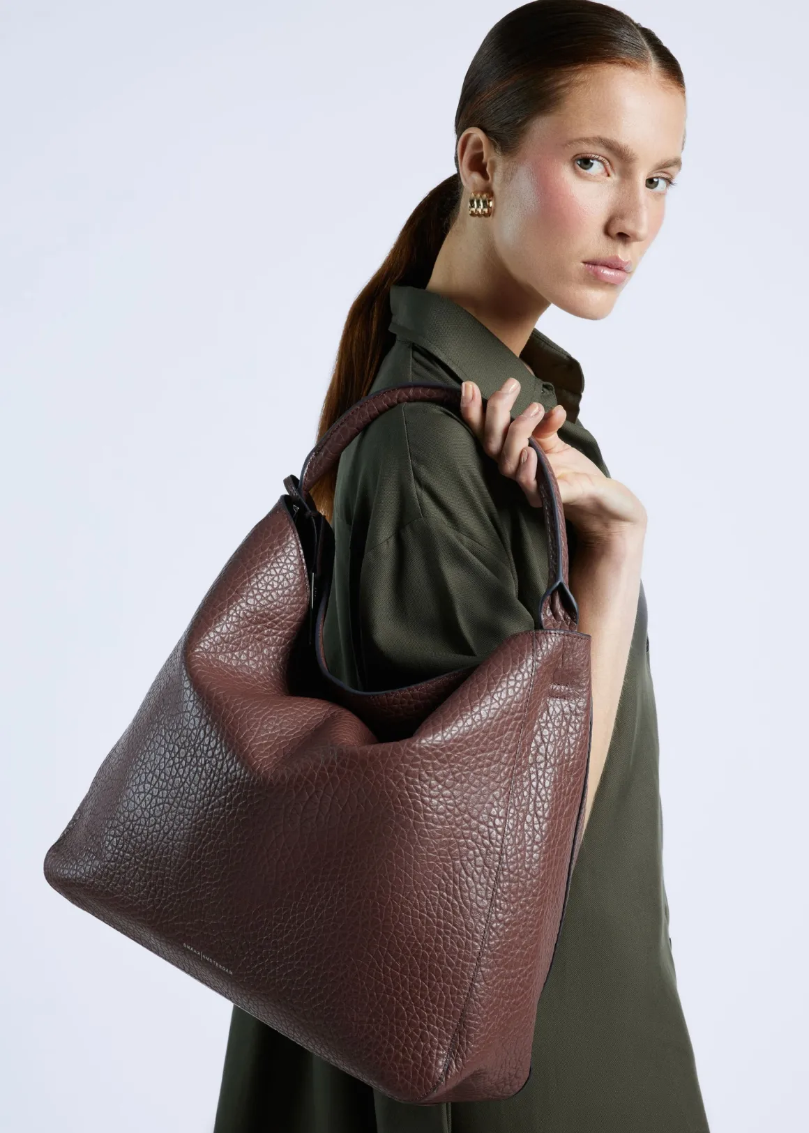 Smaak Amsterdam Schoudertassen | Laptoptassen-HUTTON XL | Plum
