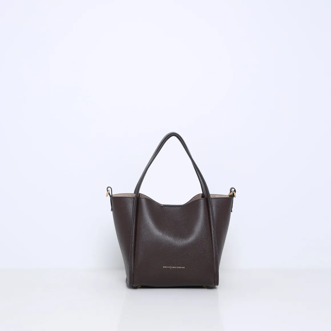 Smaak Amsterdam Handtassen | Schoudertassen-JANE | DARK CHOCOLAT Darkchocolat