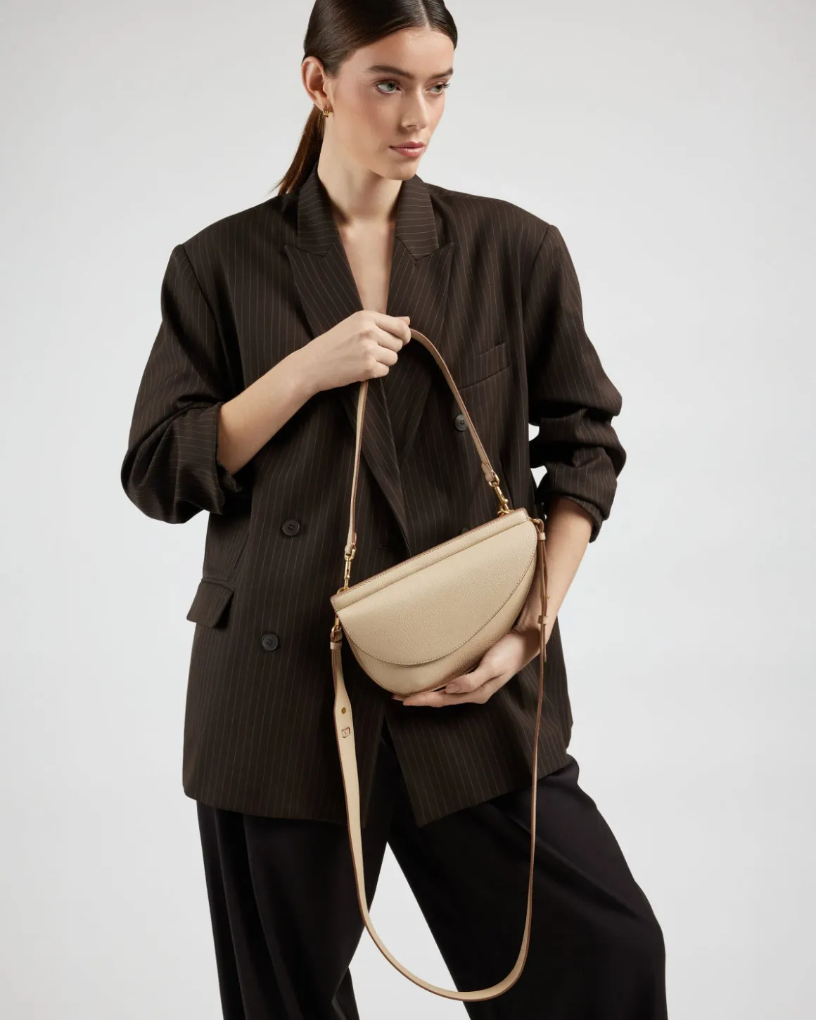 Smaak Amsterdam Crossbody Tassen | Schoudertassen-JEANNY | Limestone