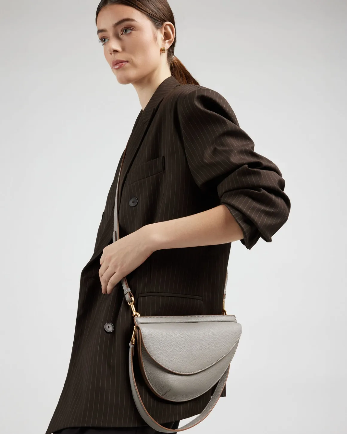 Smaak Amsterdam Crossbody Tassen | Schoudertassen-JEANNY | Taupe