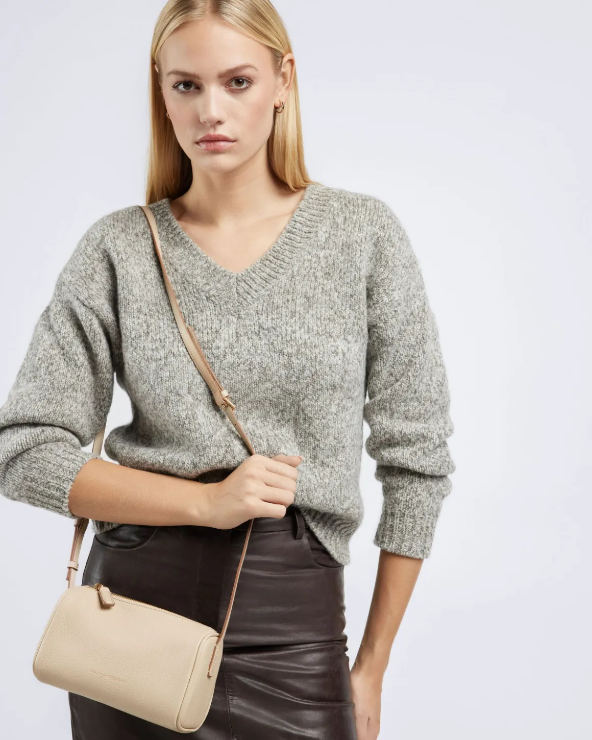 Smaak Amsterdam Crossbody Tassen | Schoudertassen-JODIE | Limestone