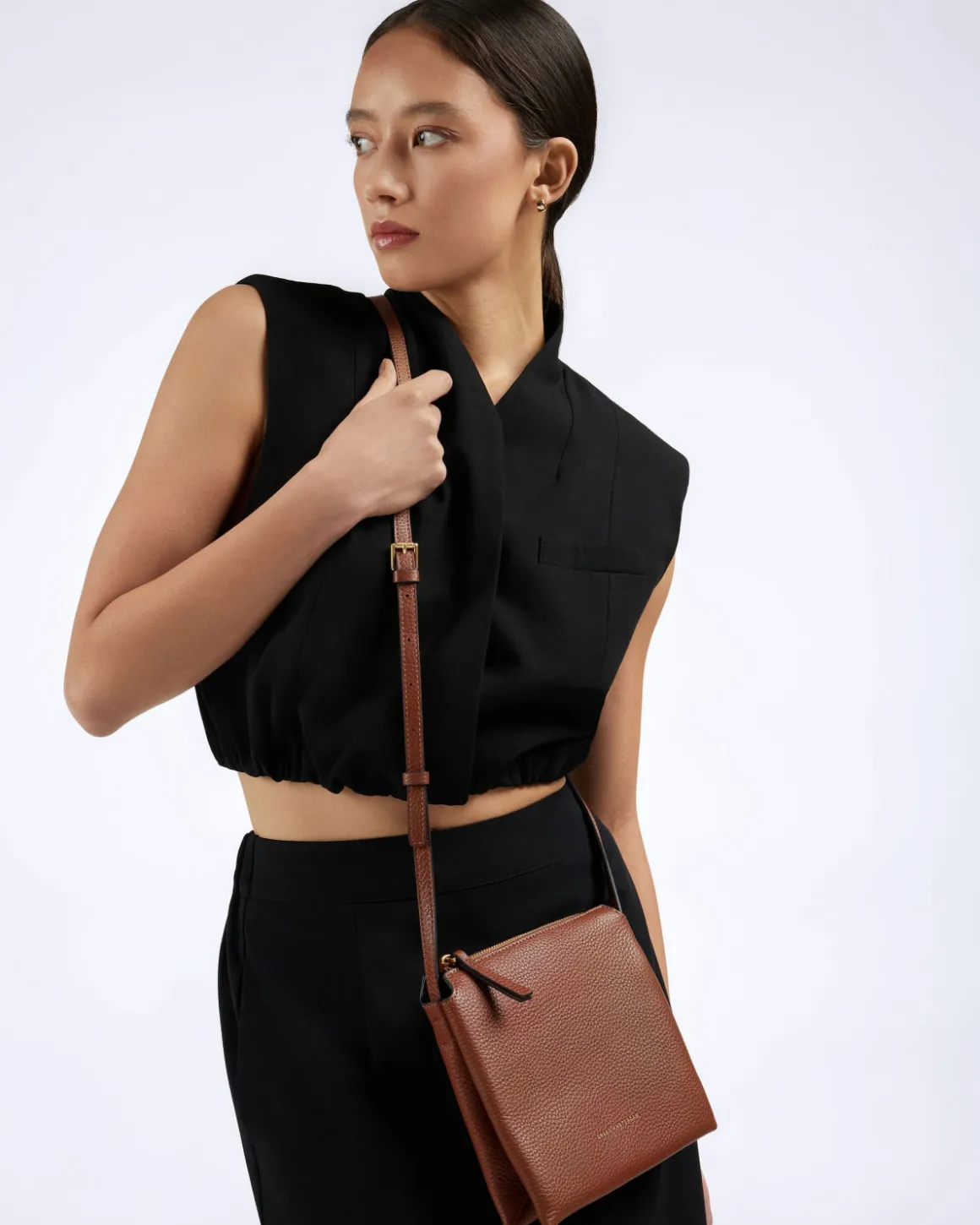 Smaak Amsterdam Crossbody Tassen | Schoudertassen-JOVI | Camel