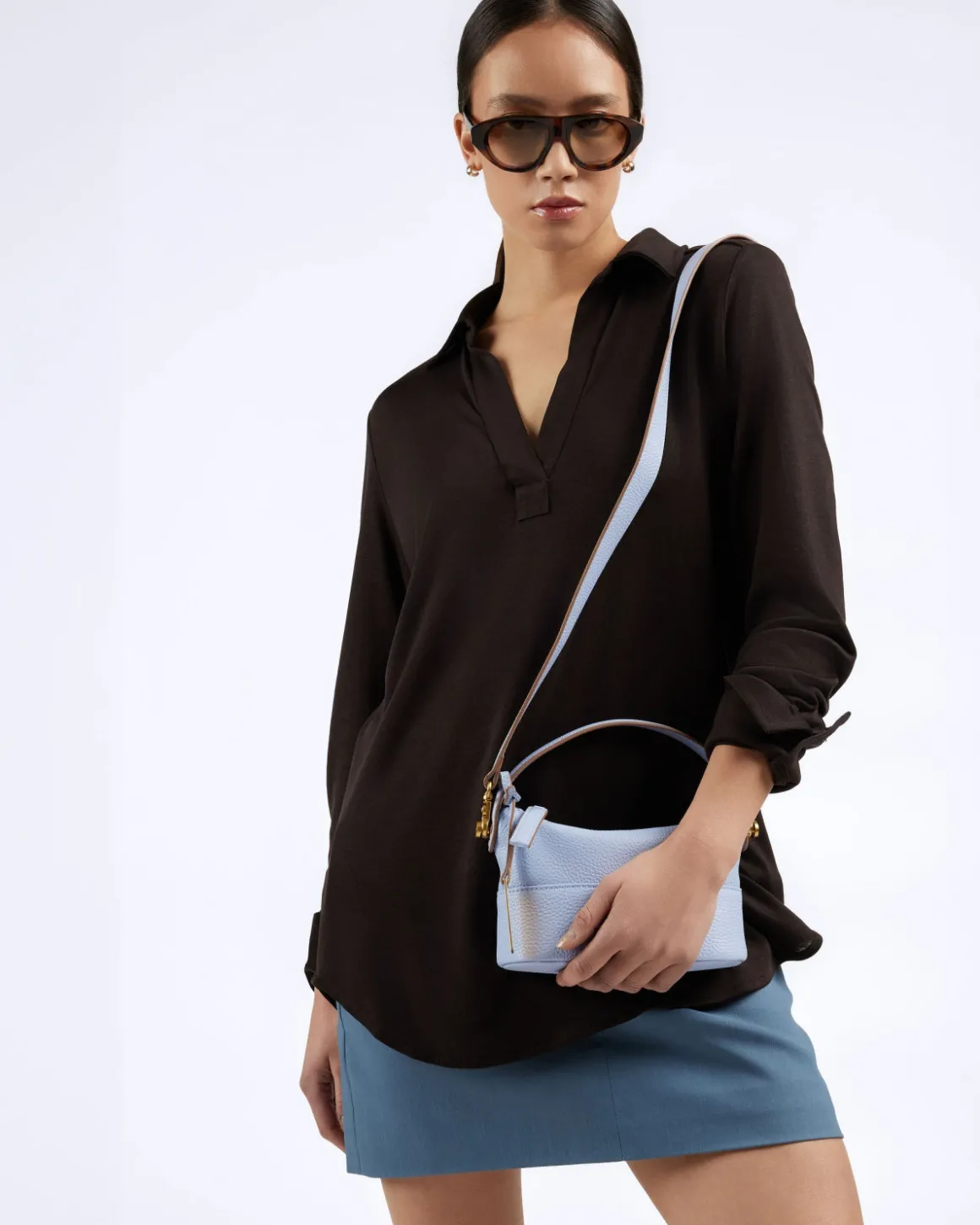 Smaak Amsterdam Handtassen | Crossbody Tassen-MELL | LAVENDER - BLUE Lavender-blue