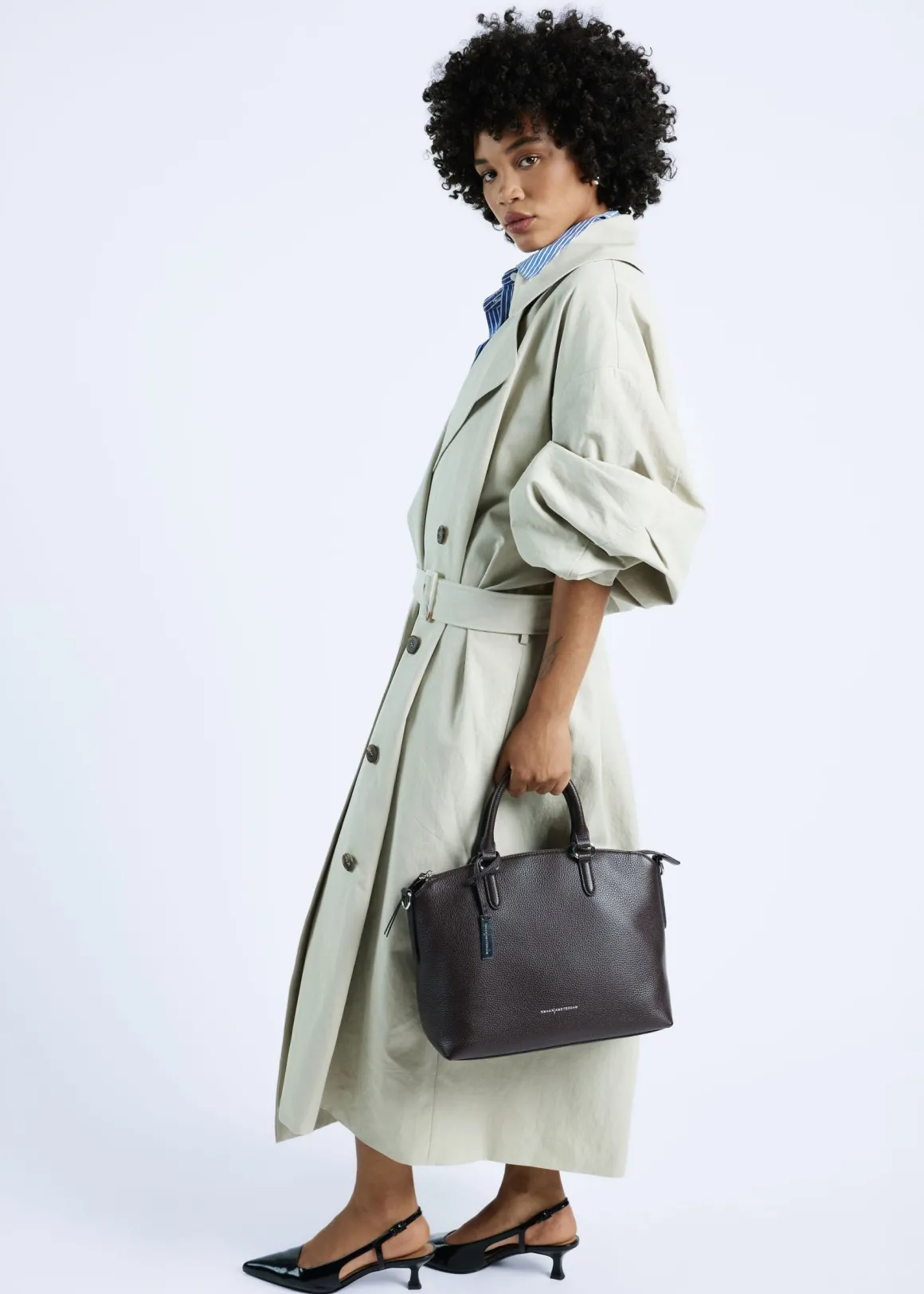 Smaak Amsterdam Handtassen | Crossbody Tassen-METTE | DARK CHOCOLAT Darkchocolat