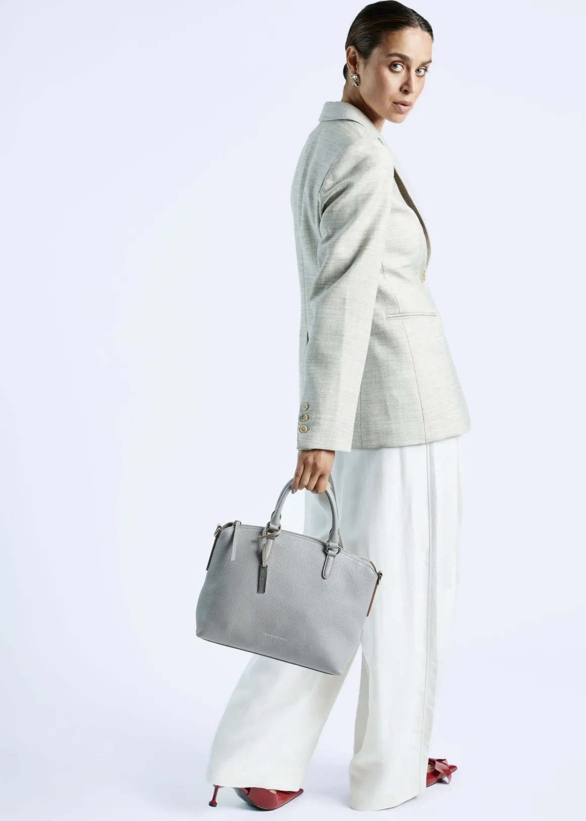 Smaak Amsterdam Handtassen | Crossbody Tassen-METTE | Taupe