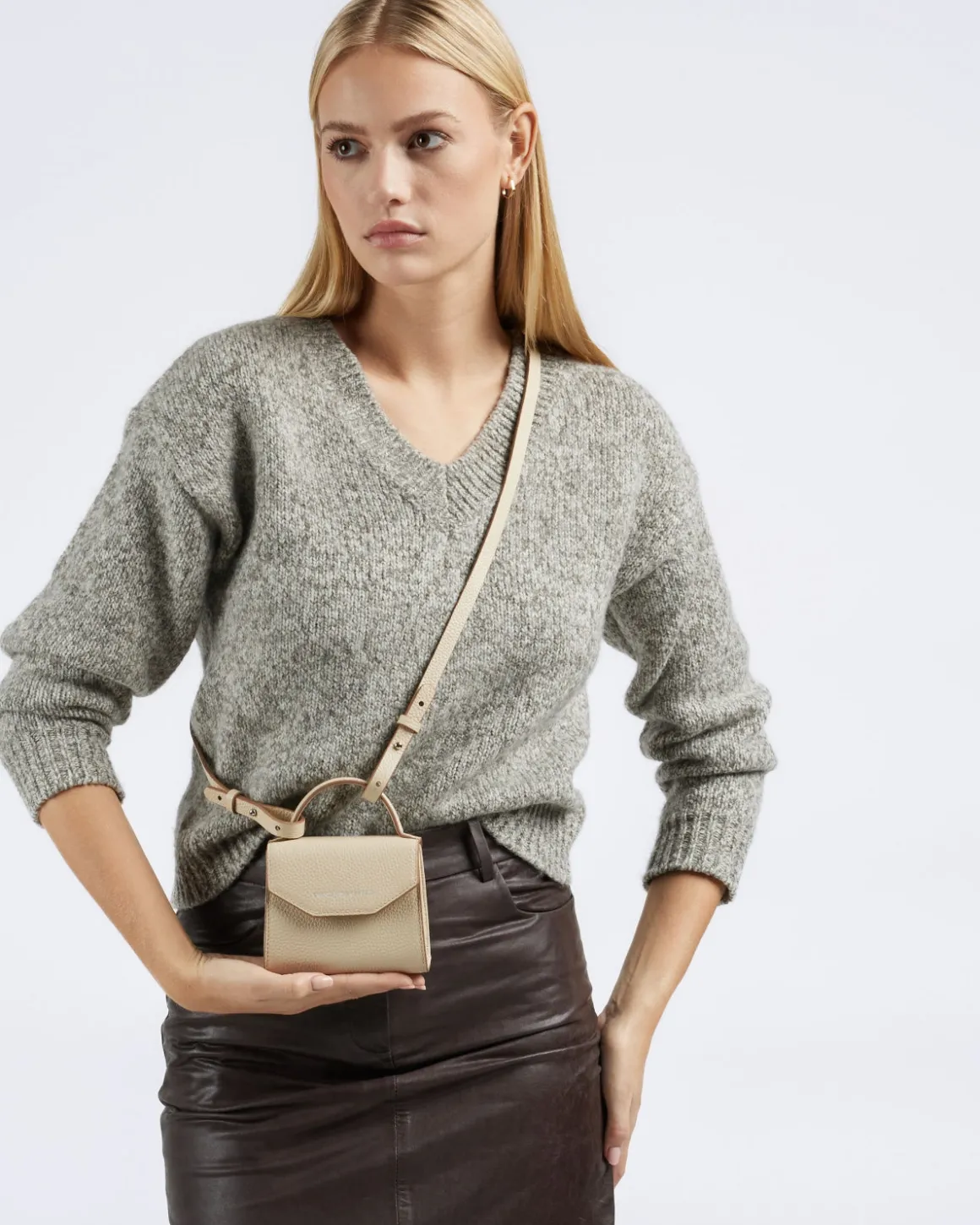 Smaak Amsterdam Crossbody Tassen-MINI | Limestone