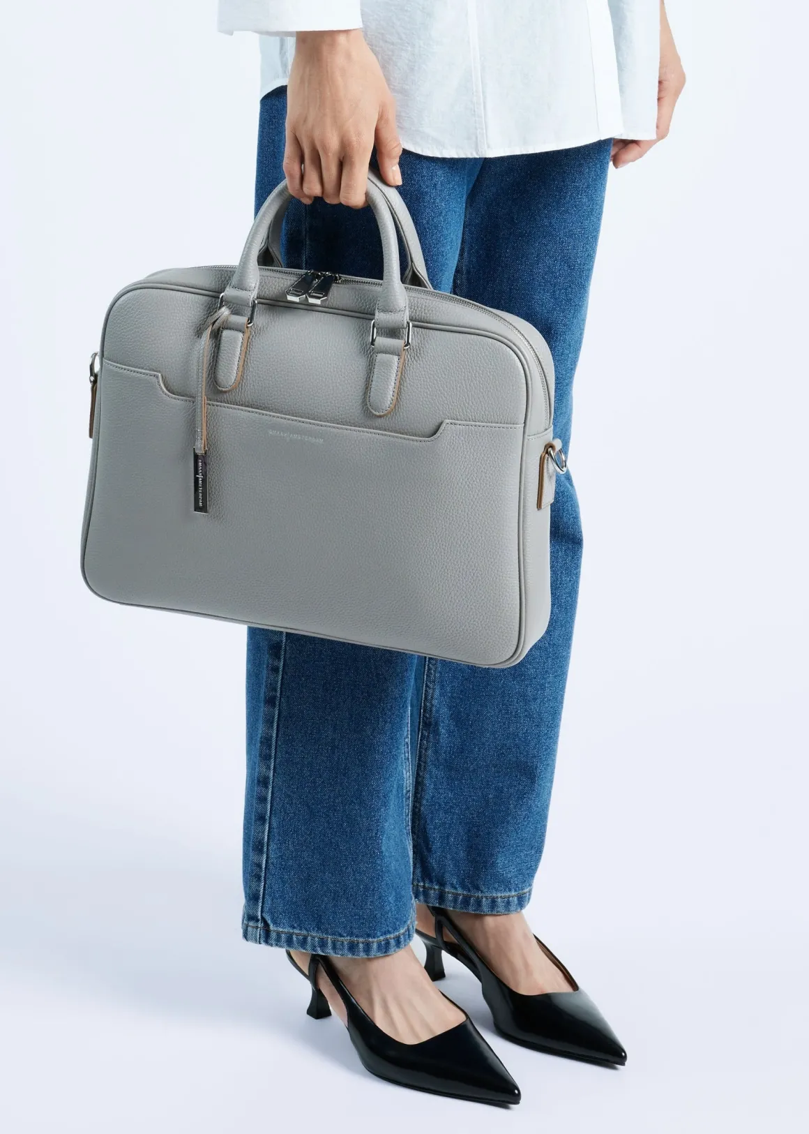 Smaak Amsterdam Handtassen | Laptoptassen-NEXUS | Taupe