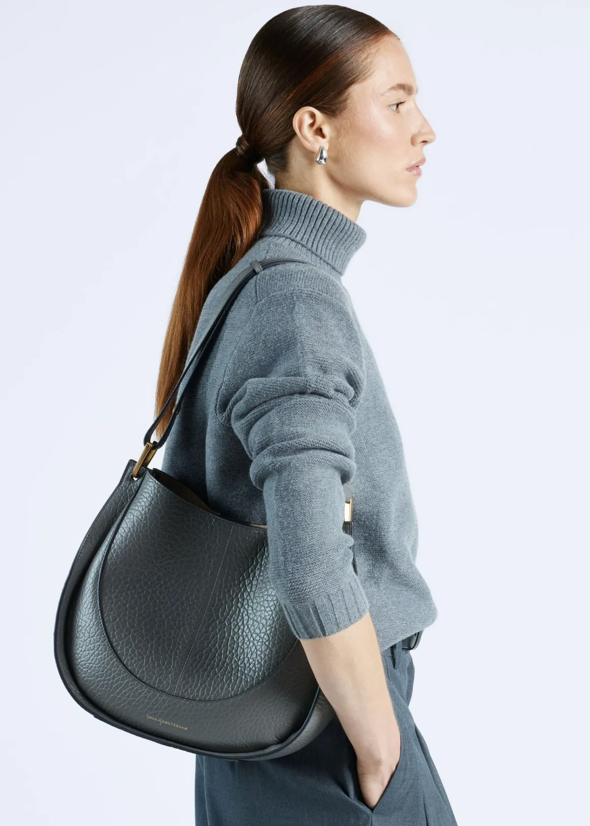 Smaak Amsterdam Crossbody Tassen | Schoudertassen-RAVEL PRINTED | SLATE GREY Slategrey