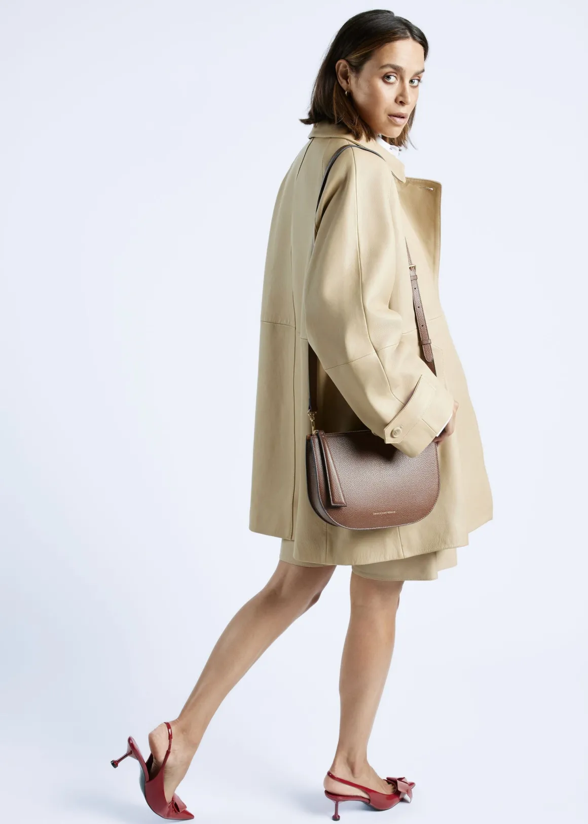 Smaak Amsterdam Crossbody Tassen | Schoudertassen-SILKE | Camel