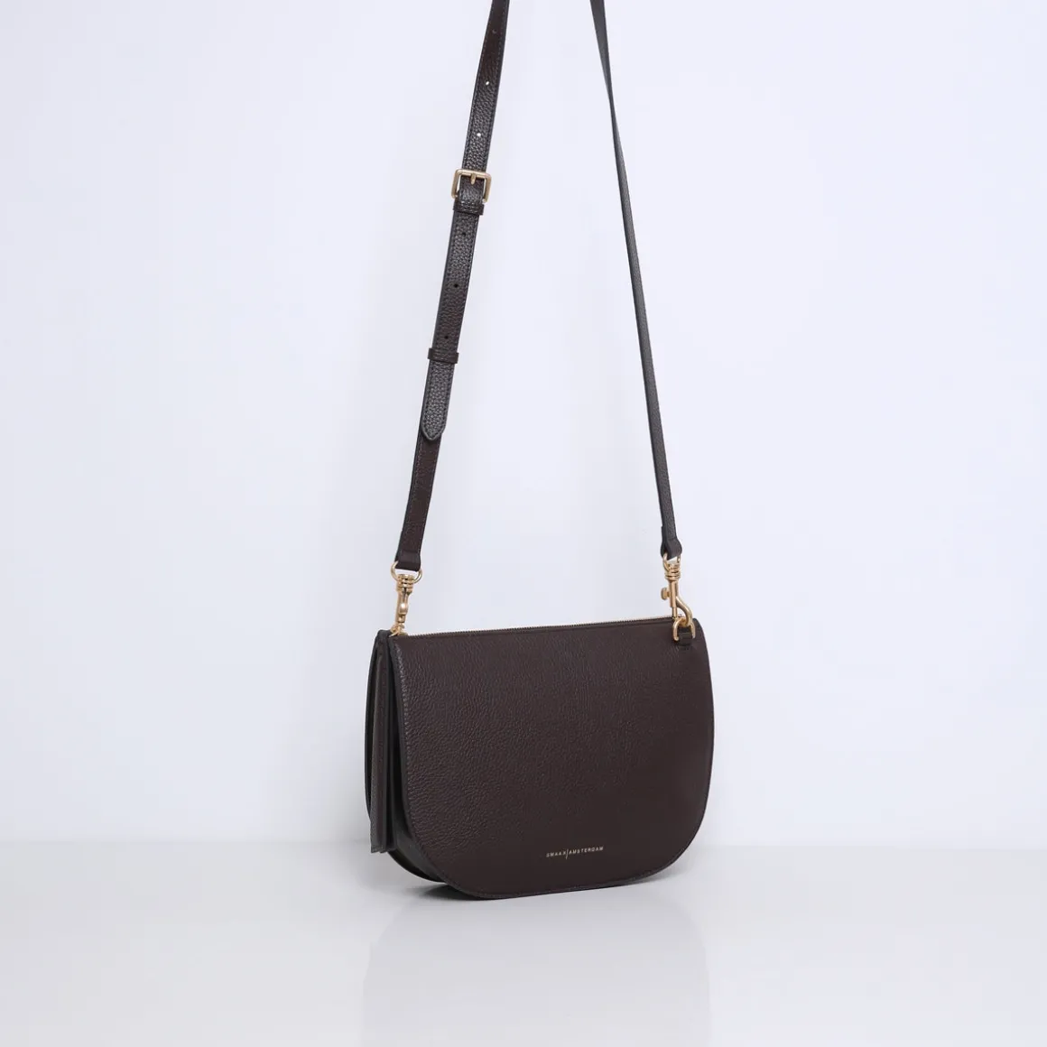 Smaak Amsterdam Crossbody Tassen | Schoudertassen-SILKE | DARK CHOCOLAT Darkchocolat