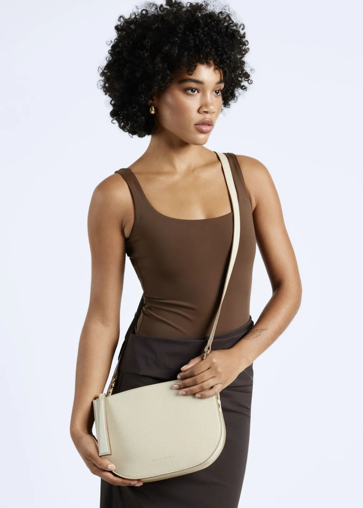 Smaak Amsterdam Crossbody Tassen | Schoudertassen-SILKE | Limestone