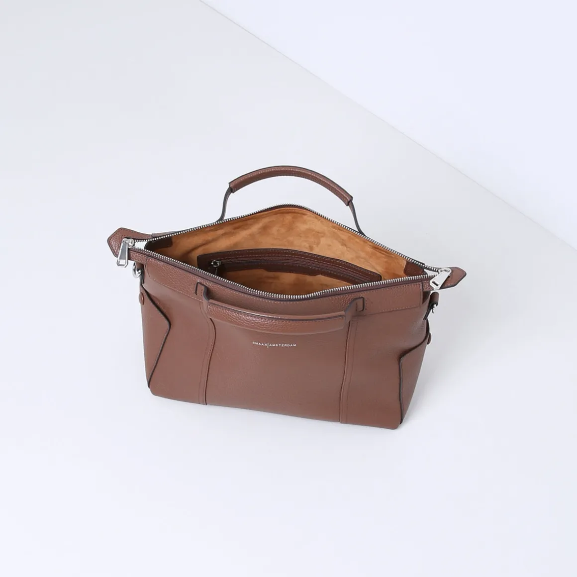 Smaak Amsterdam Handtassen | Crossbody Tassen-TONY | Camel